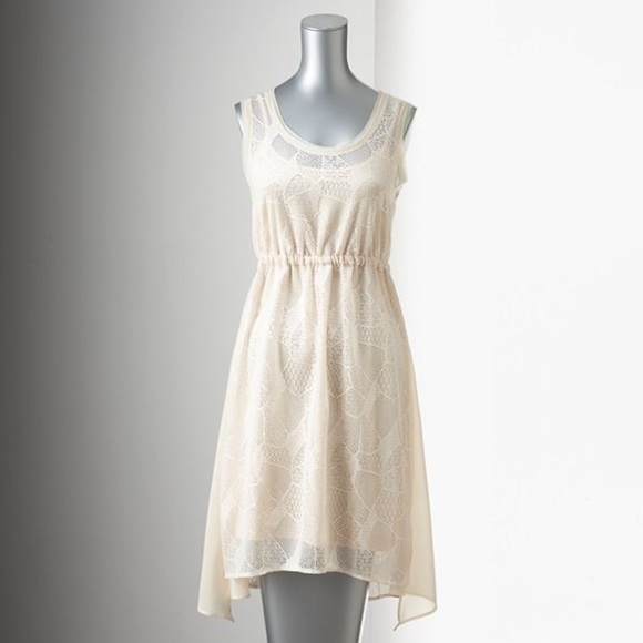 Simply Vera Vera Wang - Ivory Lace Empire Dress - Picture 1 of 12